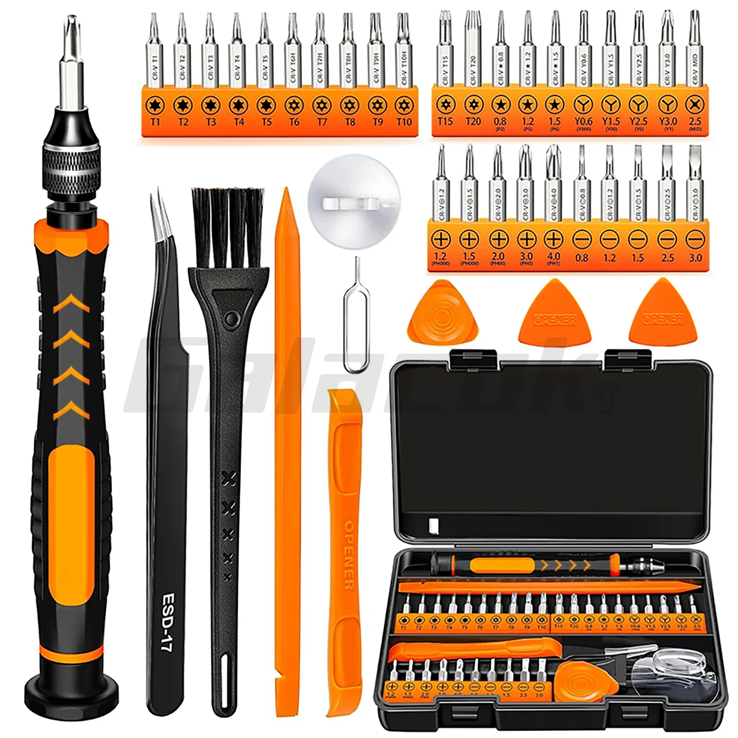 Diy Electronics Repair Kit - 40-in-1 elektronische reparatieschroevendraaierset, multifunctionele doe-het-zelf handgereedschapset