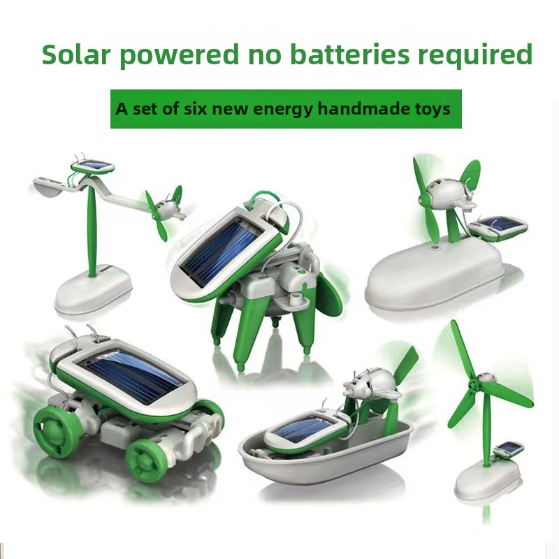 Diy Robot Electronics Kit - Robotkits 6-in-1 DIY Solar Robot Wetenschapsexperiment