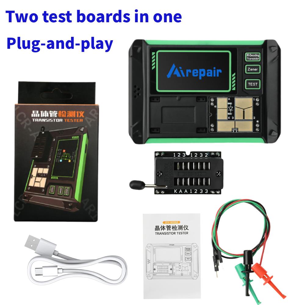Diy Home Electronics Lab - LCR-AR1 Multifunctionele transistortester Capaciteit Weerstand MOSFET