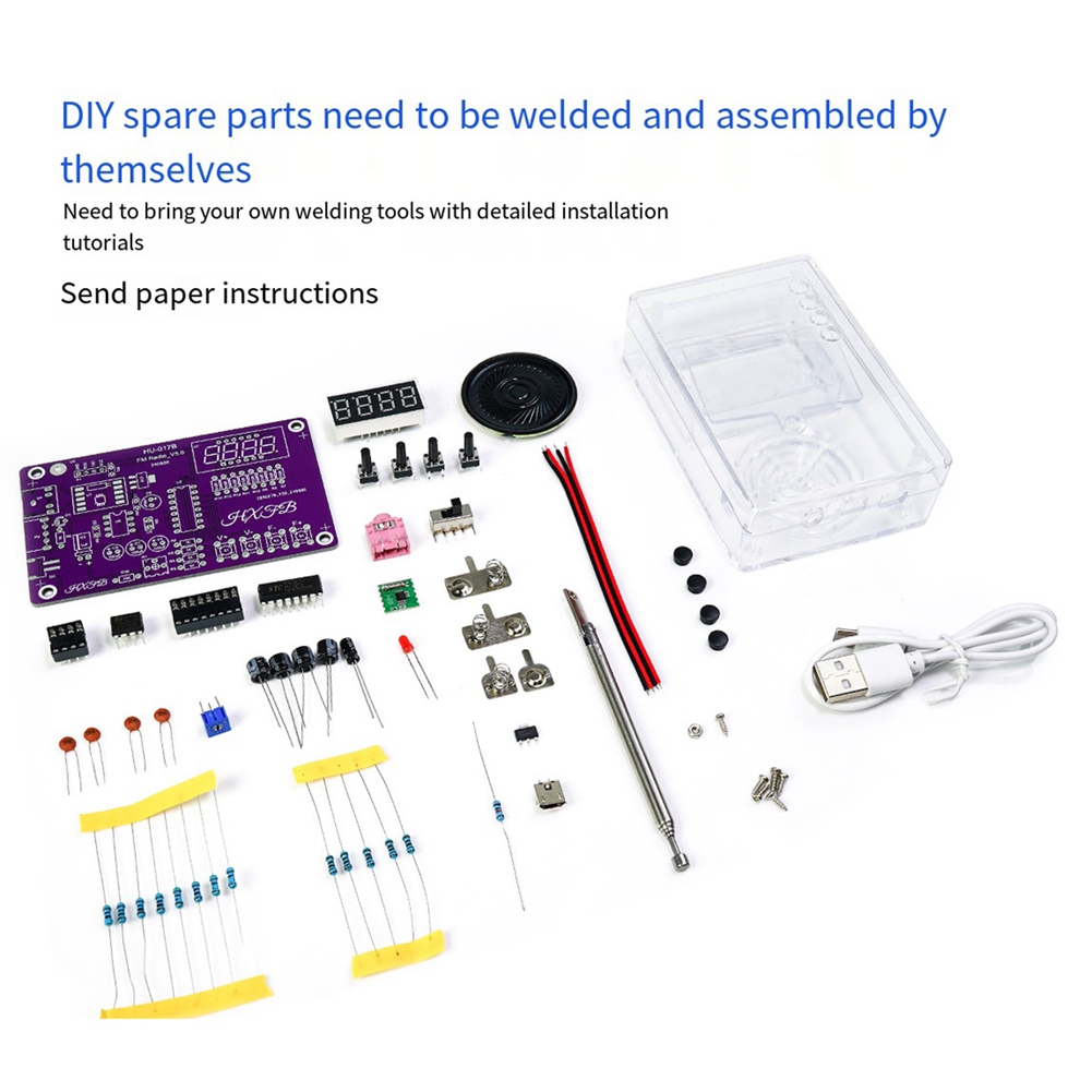 Diy Electronics Project Kit - A72Z Nieuwe HU-017B DIY FM Radio