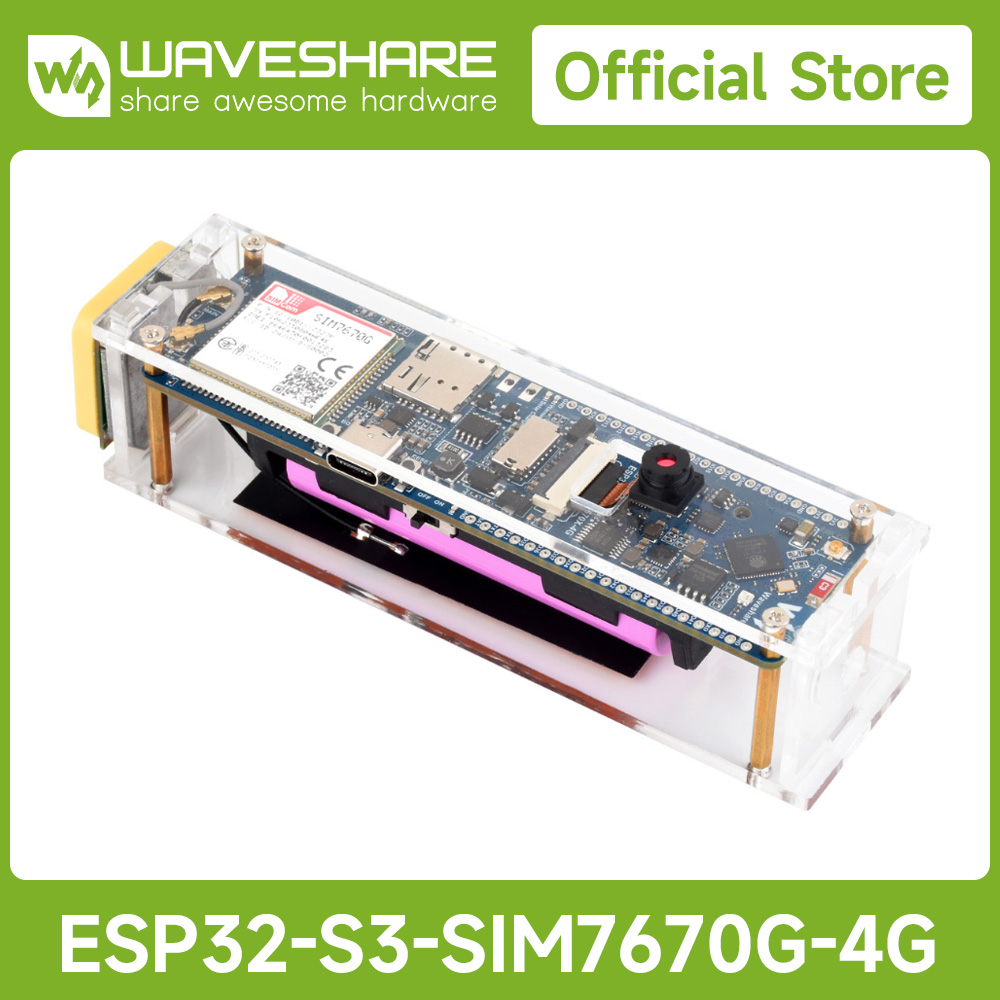 Esp32 Wifi Bluetooth - Waveshare ESP32-S3 SIM7670G 4G-ontwikkelbord, LTE Cat-1/WiFi/Bluetooth/GNSS-positionering,
