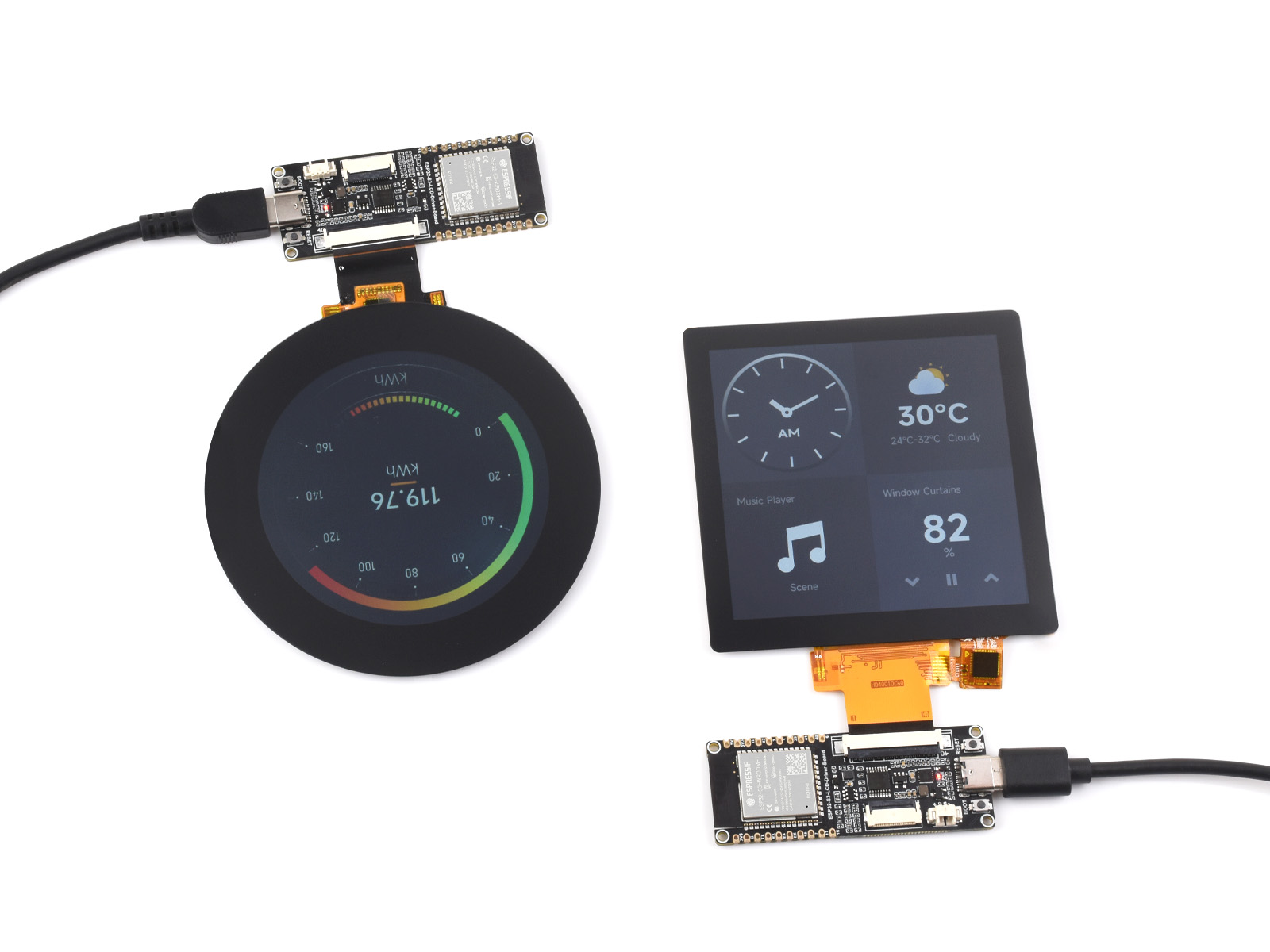 Esp32 Wifi Bluetooth - Waveshare ESP32-S3 RGB LCD-stuurkaart, 32-bit 240MHz