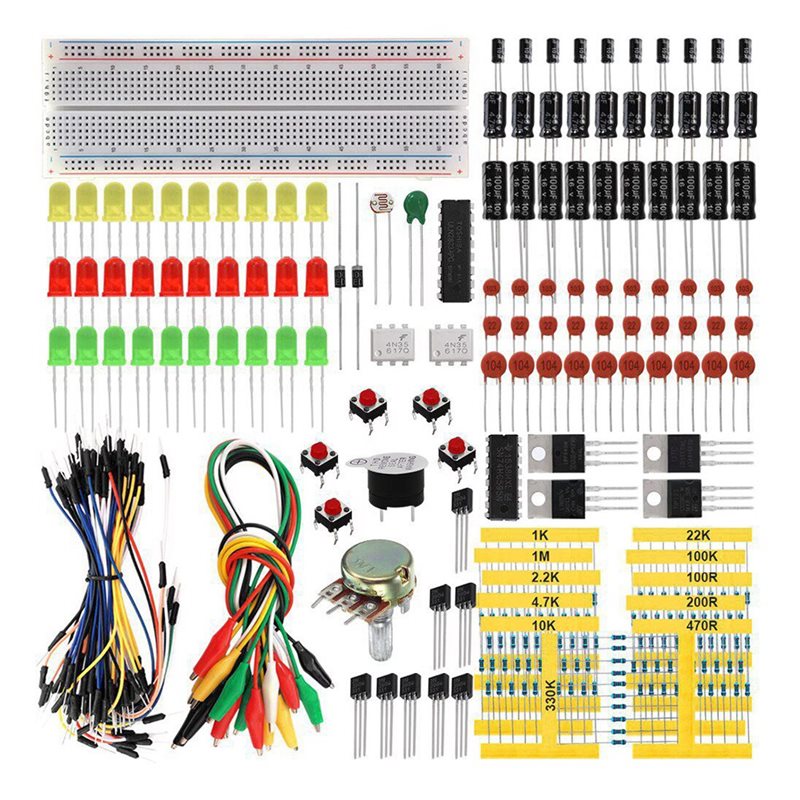 Diy Electronics Basics - Elektronica DIY-leerkit voor Arduino Basisonderdelen voor