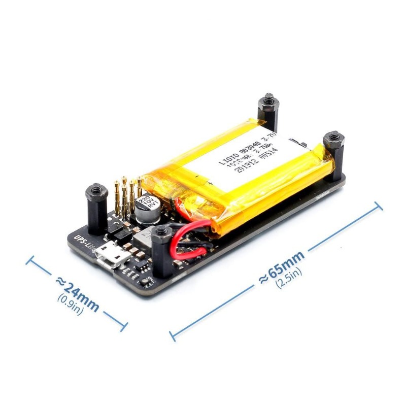 Raspberry Pi Zero - UPS-Lite-module voor Raspberry Pi Zero-serie met