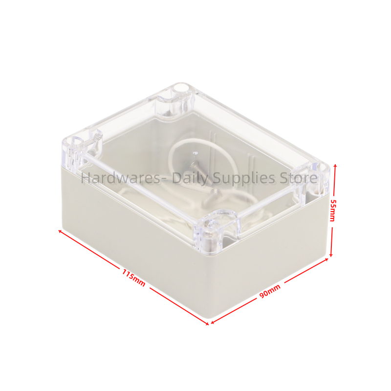 Diy Electronics Case - 1 Stuk 115X90X55Mm Waterdicht Plastic Behuizing