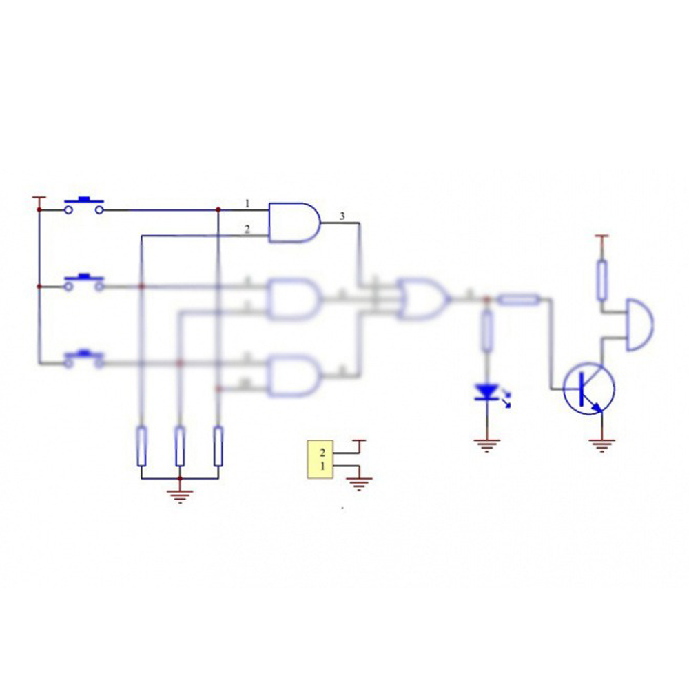 Diy Home Electronics Lab - Driepersoons stemapparaat Digitale Circuit Lab Kit