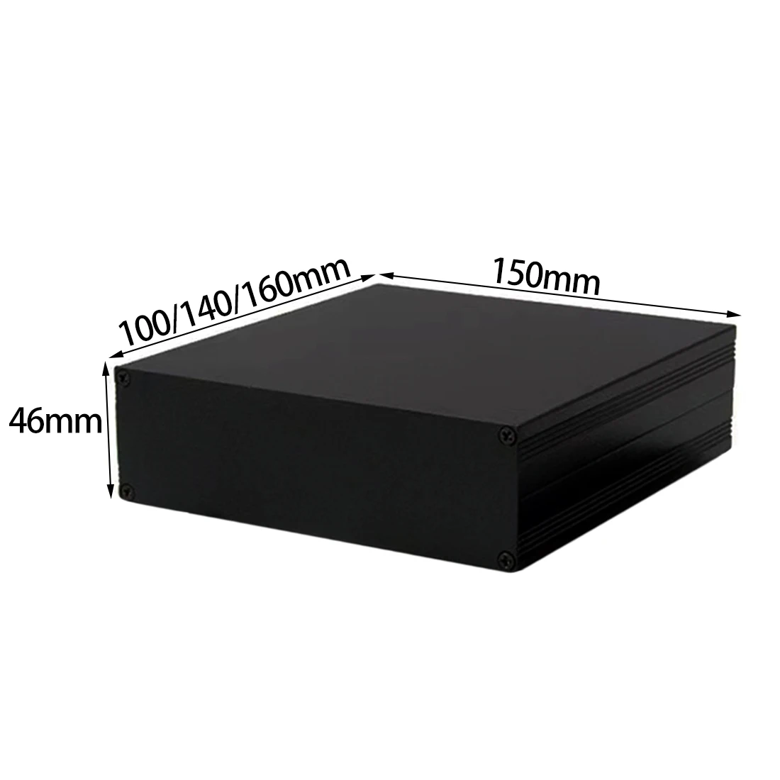 Diy Electronics Case - Aluminium Behuizing 150*46*100/140/160Mm Waterdichte Split Box