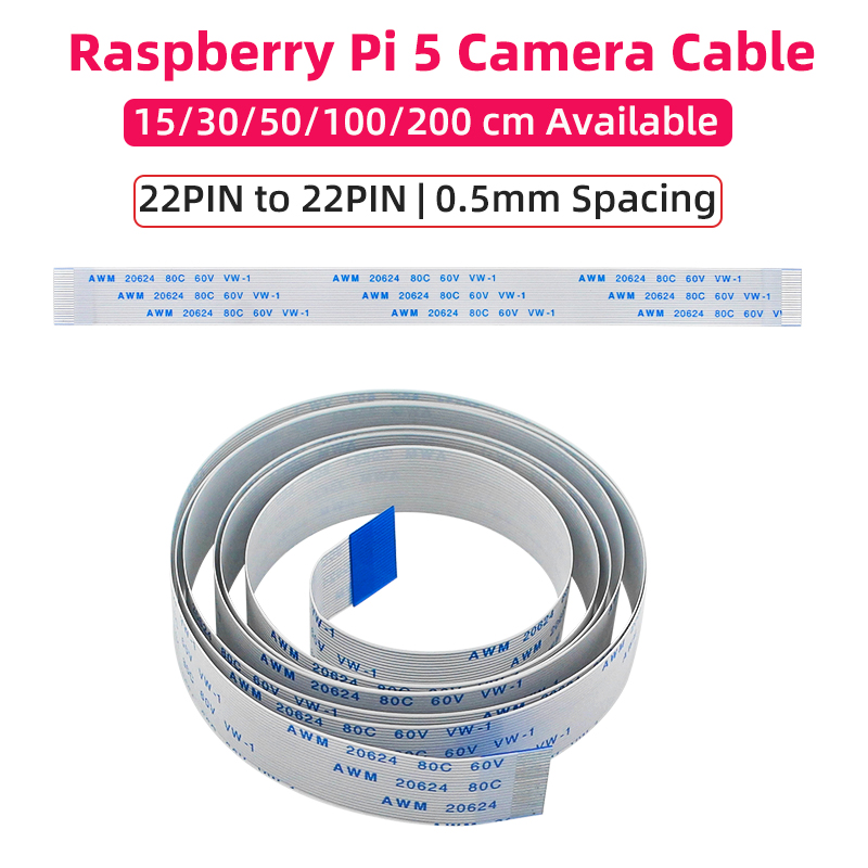 Raspberry Pi Zero - Raspberry Pi 5-camerakabel 22-pins naar 22-pins