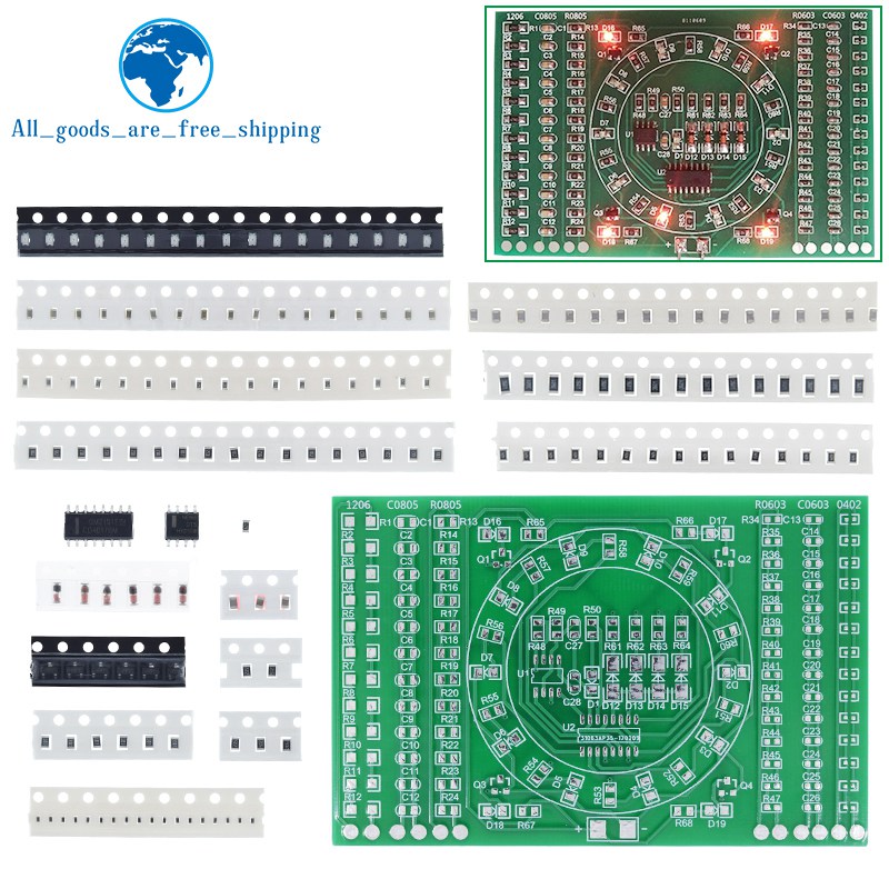 Diy Electronics Repair Kit - TZT 1/3PCS SMD NE555 CD4017 Roterende