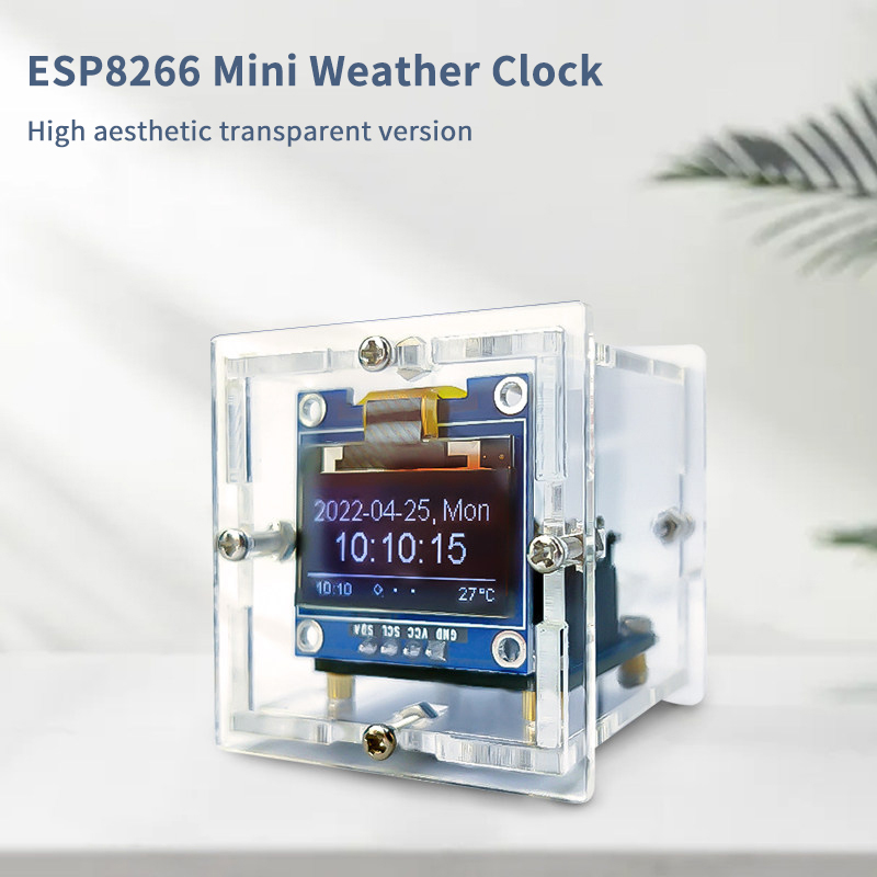 ESP8266 Mini Weerklok Kit DIY  - Diy Electronics Project Kit recensie en prijs