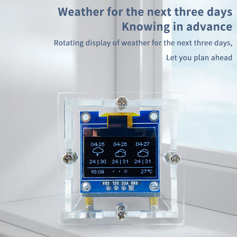 ESP8266 Mini Weerklok Kit DIY  - Diy Electronics Project Kit recensie en prijs