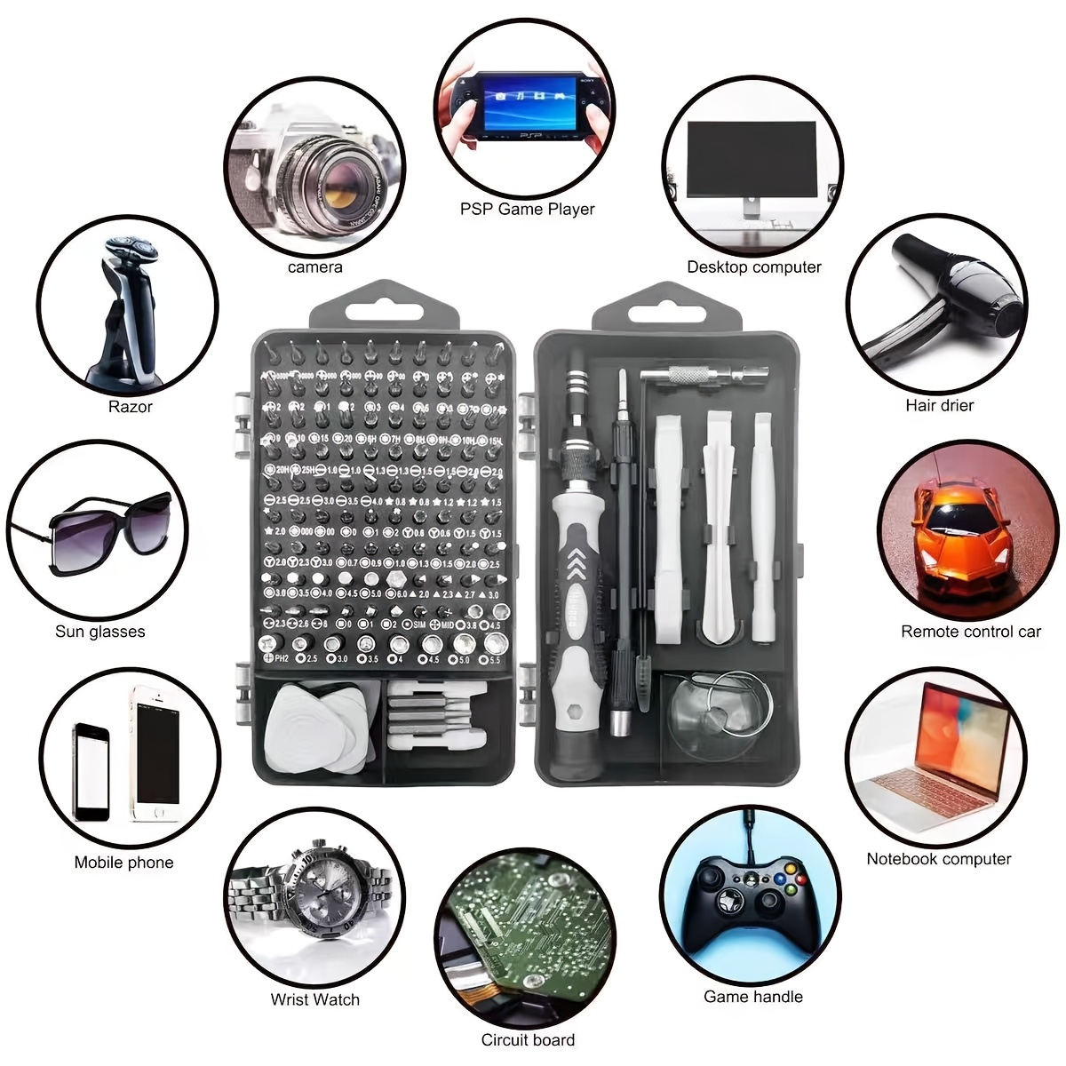 115in1 schroevendraaierbitset, - Diy Electronics Repair Kit recensie en prijs