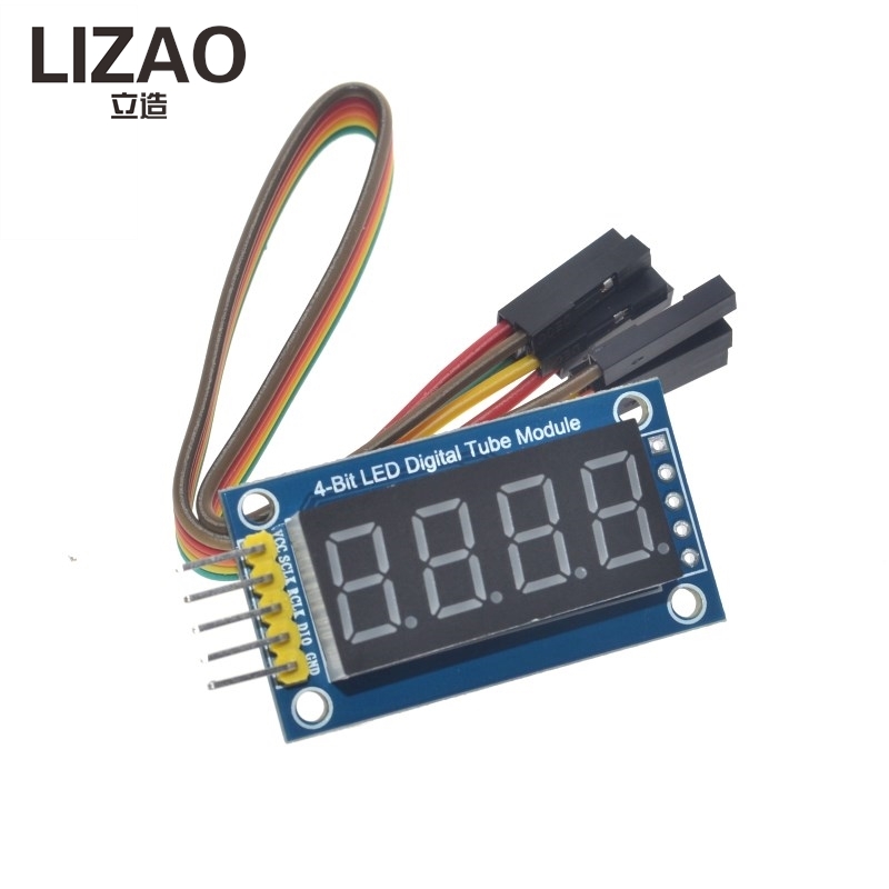 LIZAO 4 bits digitale buis LED - Diy Electronics Youtube recensie en prijs