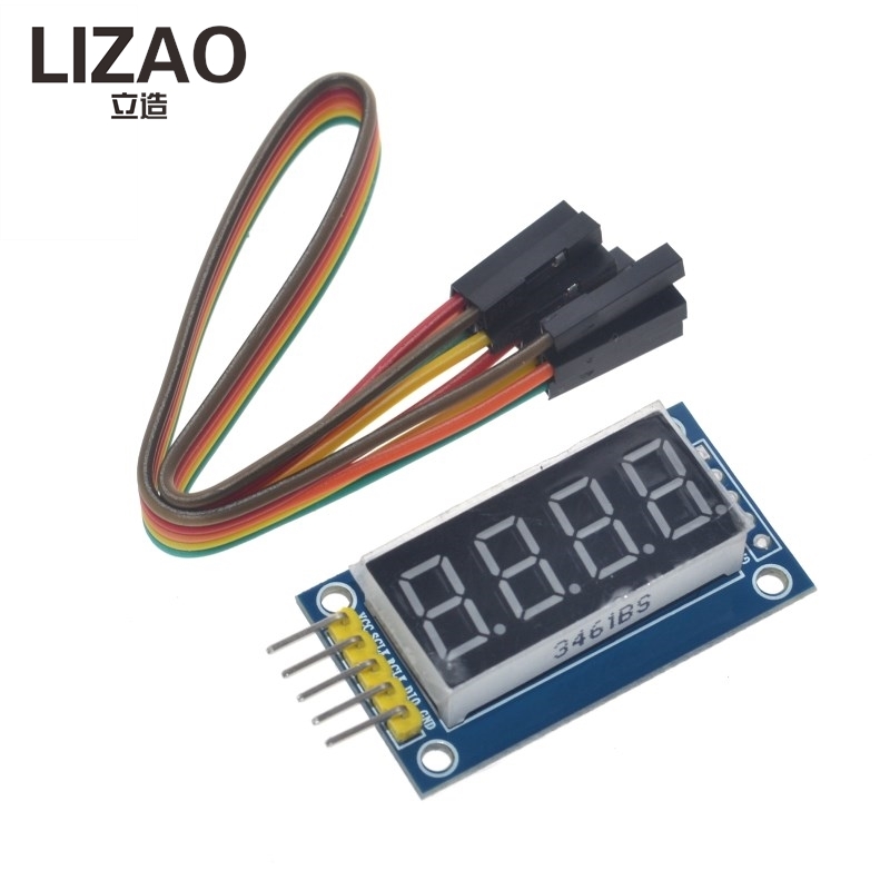 LIZAO 4 bits digitale buis LED - Diy Electronics Youtube recensie en prijs
