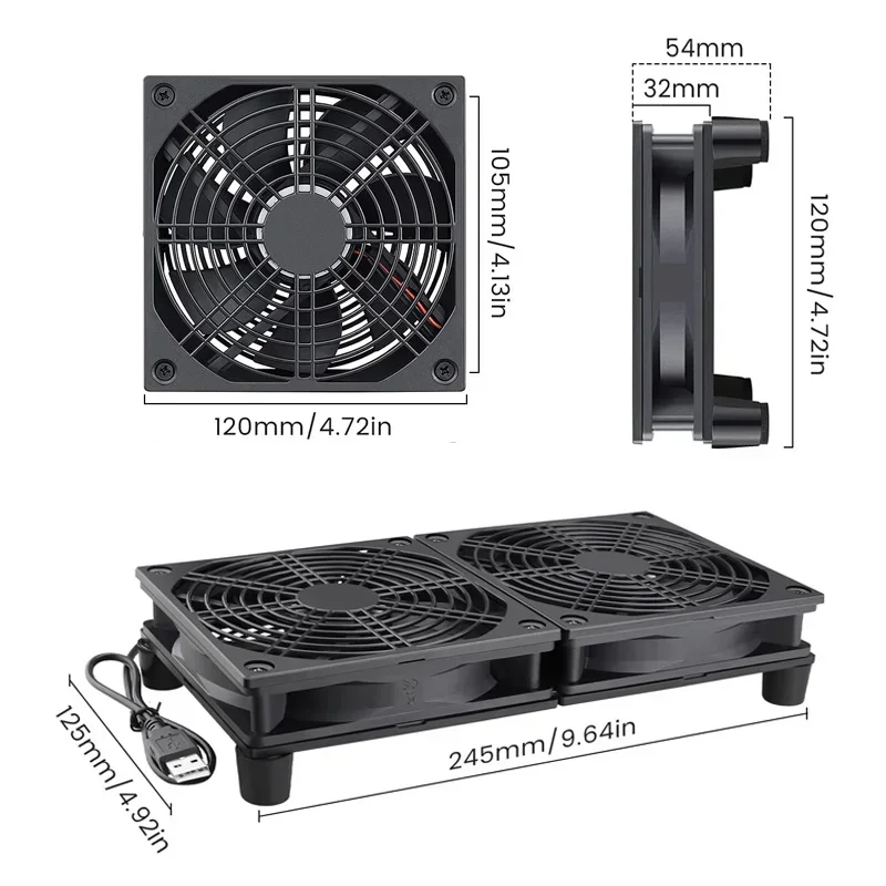 Router Koelventilator Hoge Luc - Diy Electronics Case recensie en prijs