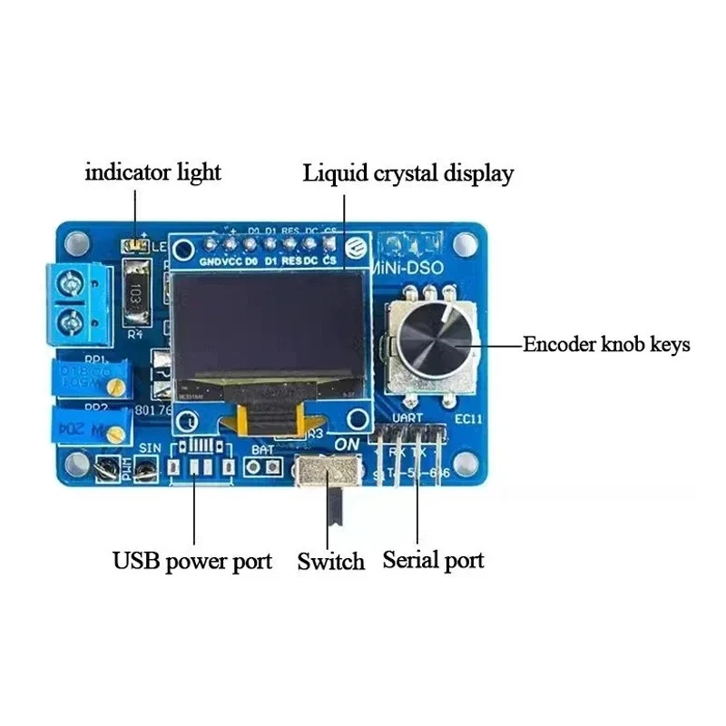 STC8K8A Microcontroller Kit DI - Oscilloscope Dso Mini recensie en prijs