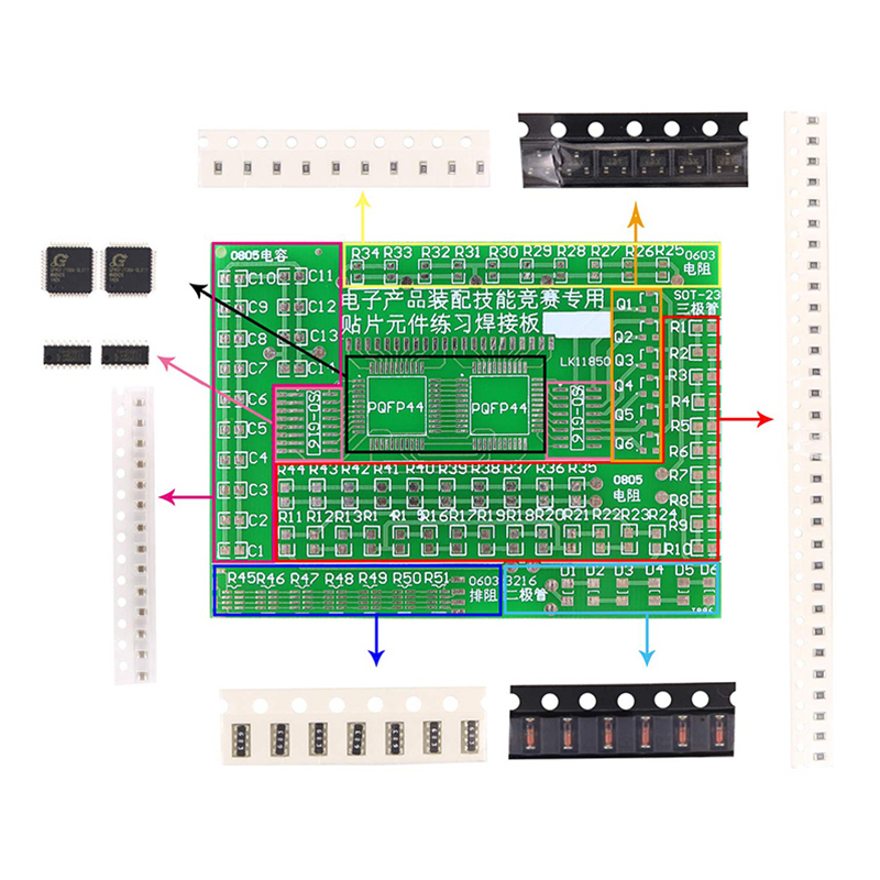 Soldeeroefening Vierdelige set - Diy Electronics Basics recensie en prijs
