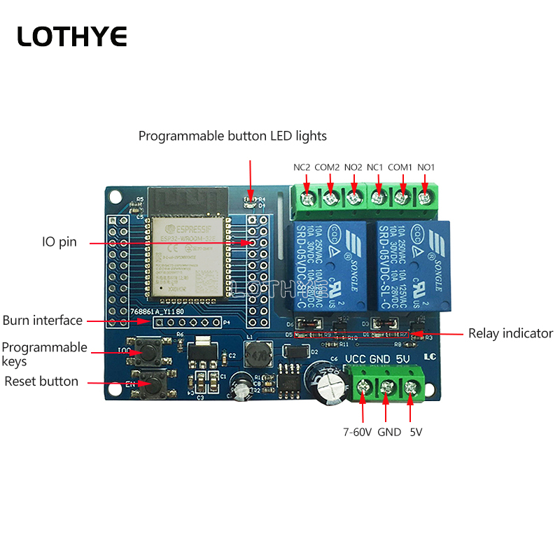 ESP32-WROOM ESP32 Dual Channel - Esp32 Wifi Bluetooth recensie en prijs