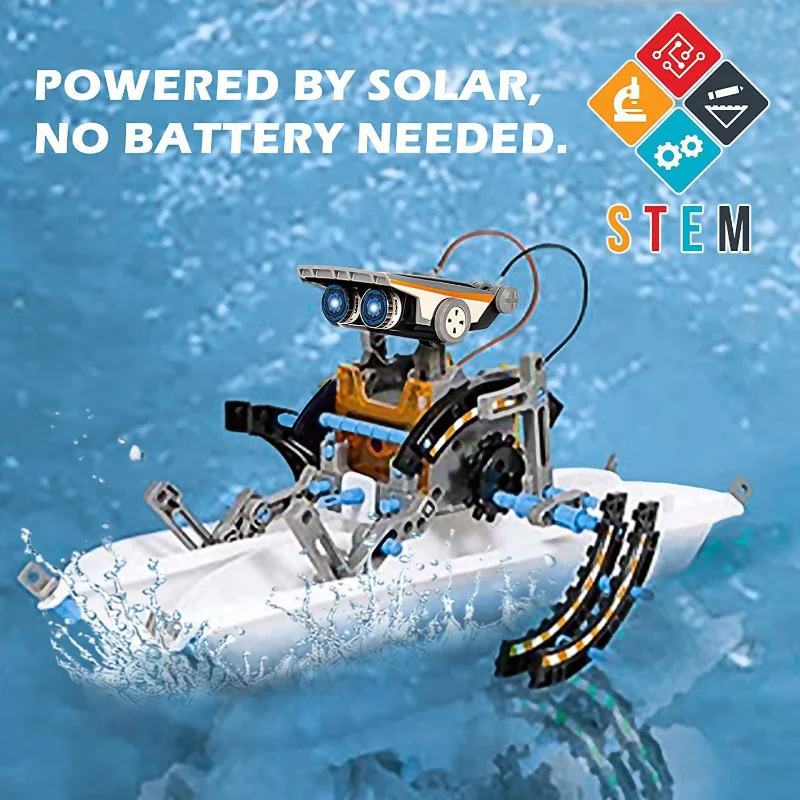 13-in-1 Robotkit op zonne-ener - Diy Robot Electronics Kit recensie en prijs