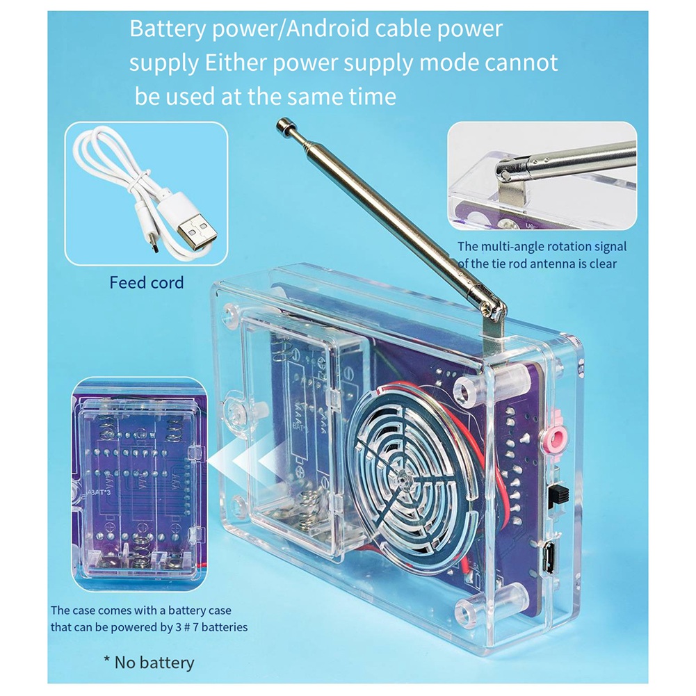 A72Z Nieuwe HU-017B DIY FM Rad - Diy Electronics Project Kit recensie en prijs
