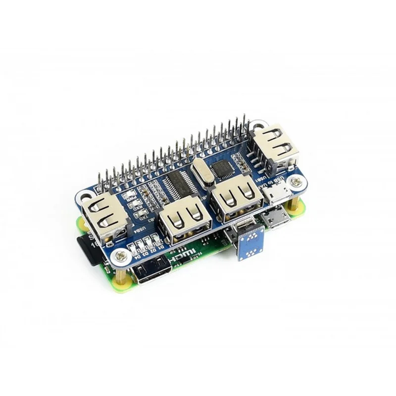 4-poorts USB HDM HUB HAT Raspb - Raspberry Pi Zero recensie en prijs