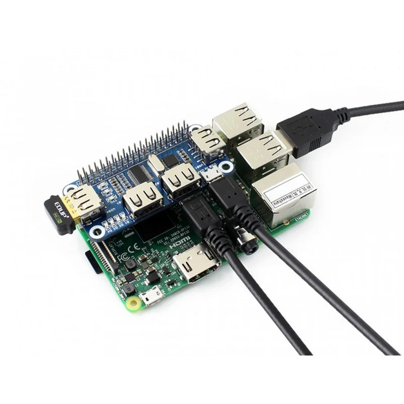4-poorts USB HDM HUB HAT Raspb - Raspberry Pi Zero recensie en prijs
