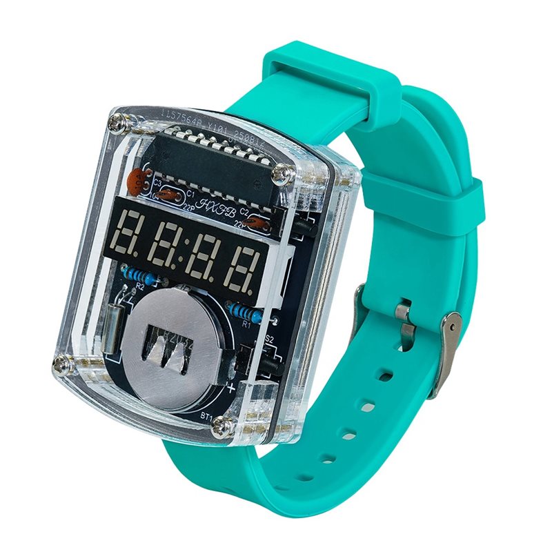 2X DIY LED horloge elektronisc - Diy Electronics Youtube recensie en prijs