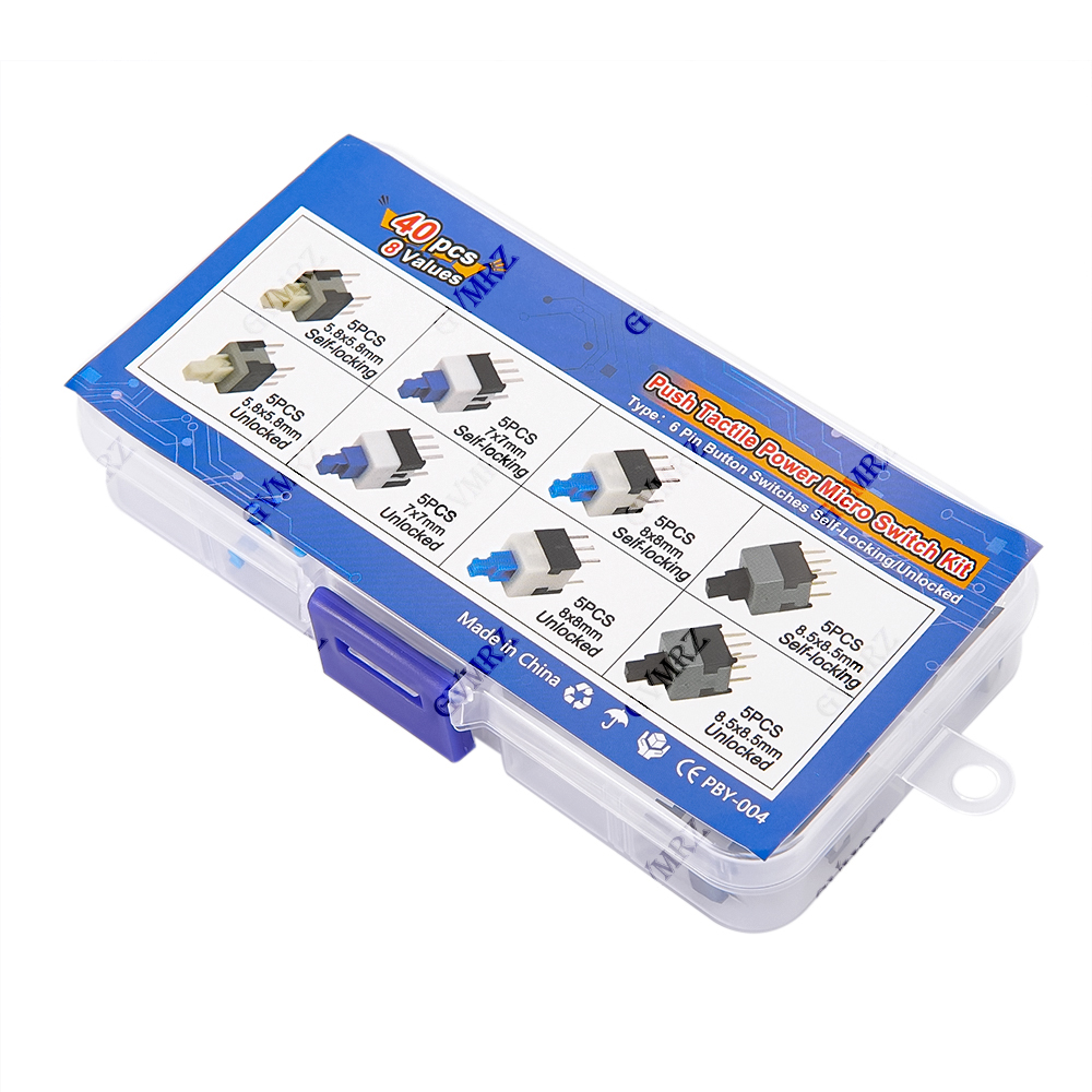 40PCS 8 Waarden Push Tactile M - Diy Electronics Project Kit recensie en prijs