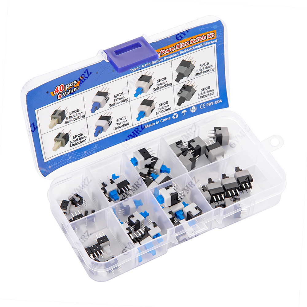 40PCS 8 Waarden Push Tactile M - Diy Electronics Project Kit recensie en prijs