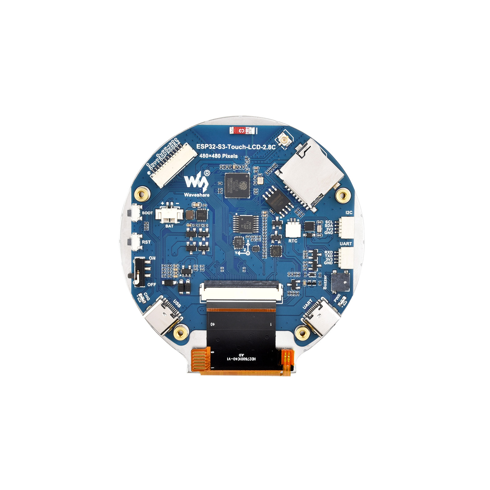 ESP32 ESP32-S3 2,8-inch rond L - Esp32 Wifi Bluetooth recensie en prijs