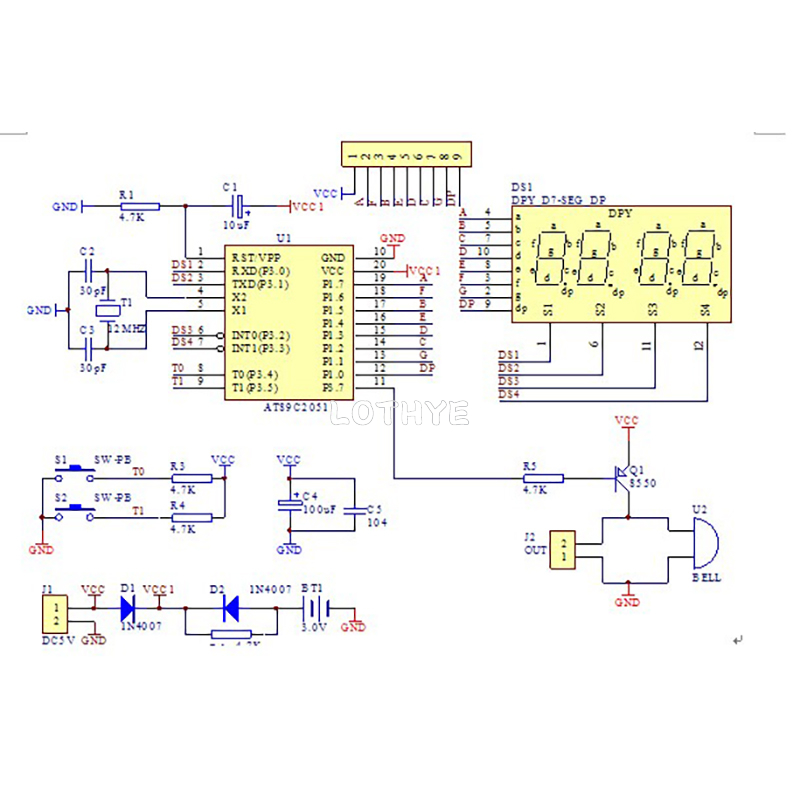 DIY elektronische kit LED 4 di - Diy Electronics Youtube recensie en prijs