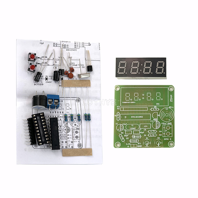 DIY elektronische kit LED 4 di - Diy Electronics Youtube recensie en prijs