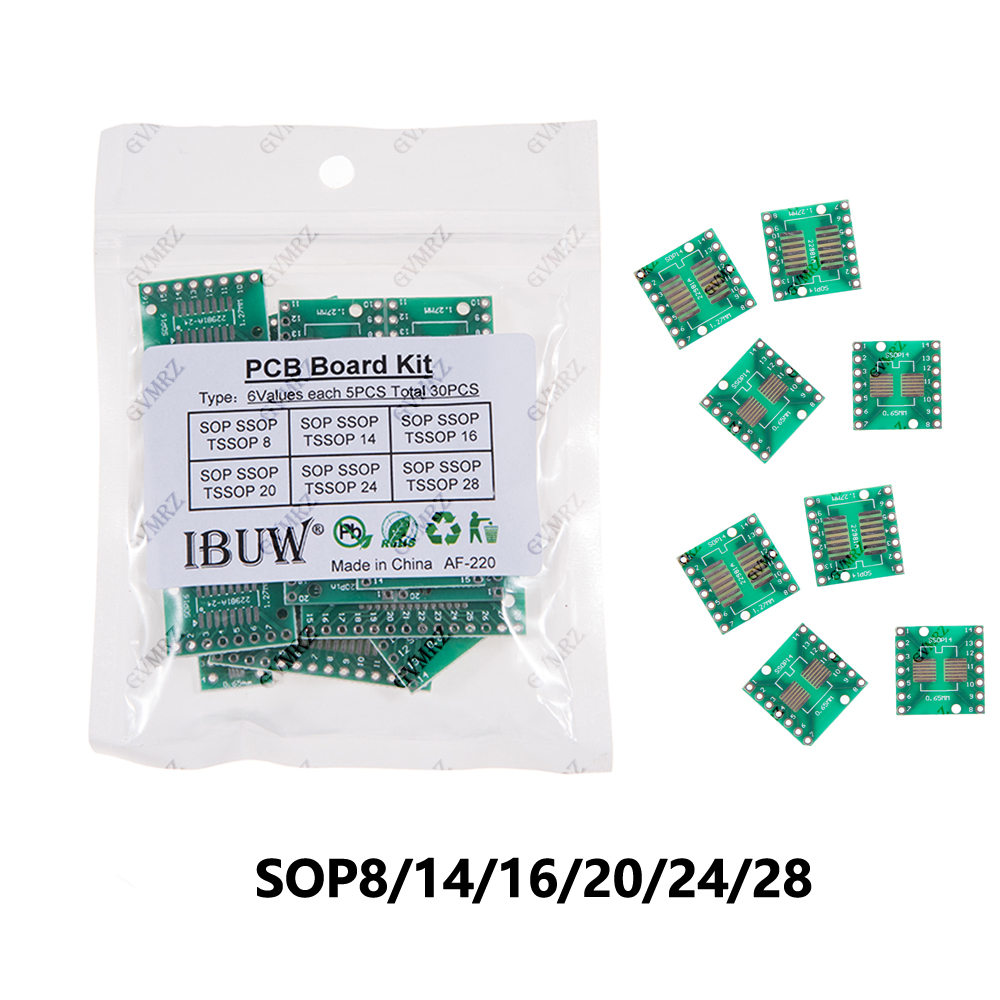 30PCS 6 Waarden SOP SSOP TSSOP - Diy Electronics Project Kit recensie en prijs