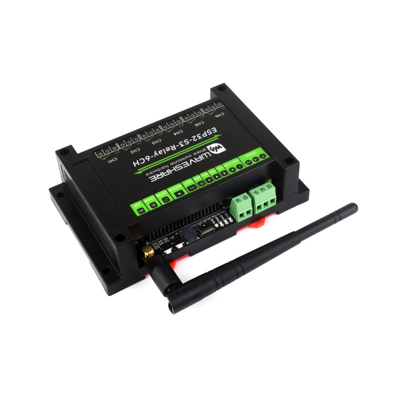 Industriële 6-kanaals ESP32-S3 - Esp32 Wifi Bluetooth recensie en prijs