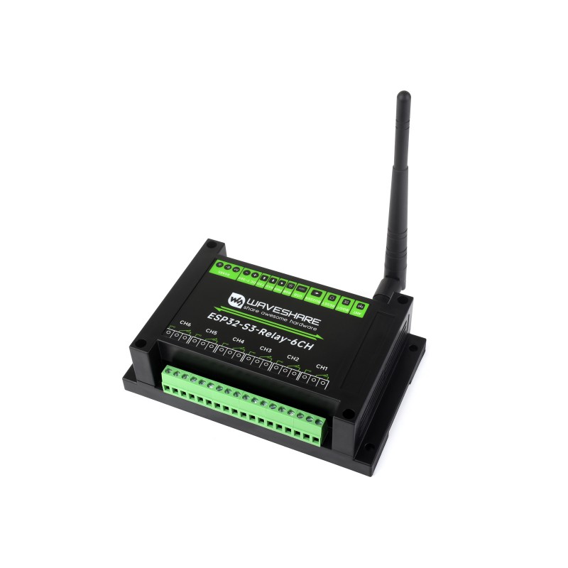 Industriële 6-kanaals ESP32-S3 - Esp32 Wifi Bluetooth recensie en prijs