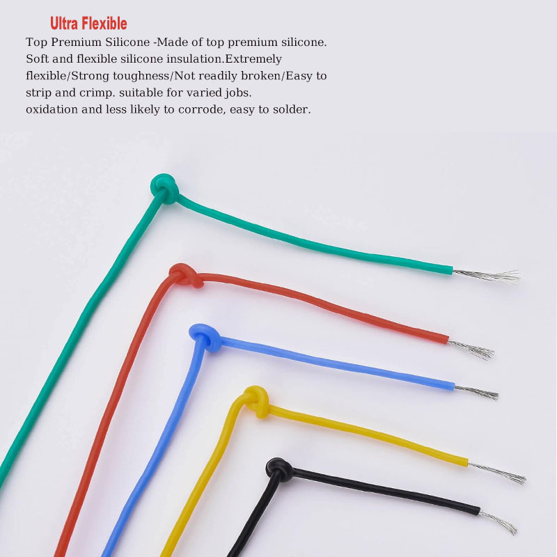 Zachte siliconendraadkit 16awg - Diy Electronics Project Kit recensie en prijs