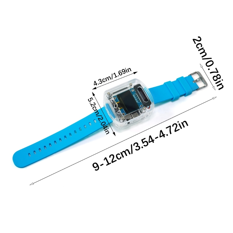 AI Voice Control Watch Oplaadb - Diy Wearable Electronics recensie en prijs