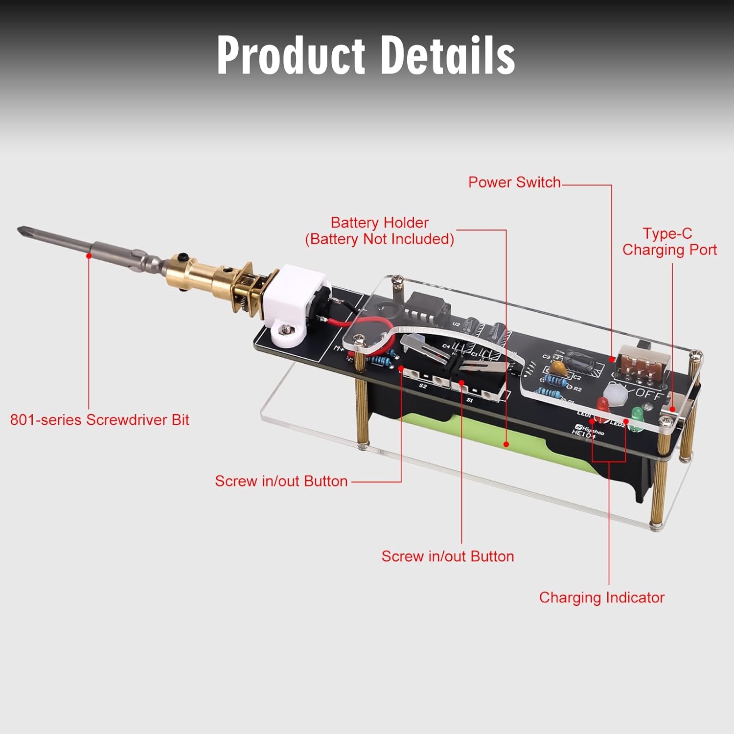 USB oplaadbare elektrische sch - Diy Home Electronics Lab recensie en prijs