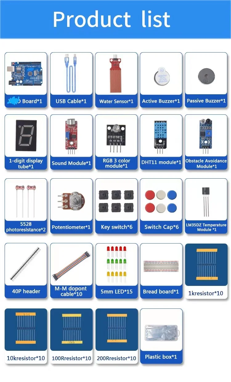 Basis Starterkit Voor Arduino  - Diy Electronics Basics recensie en prijs