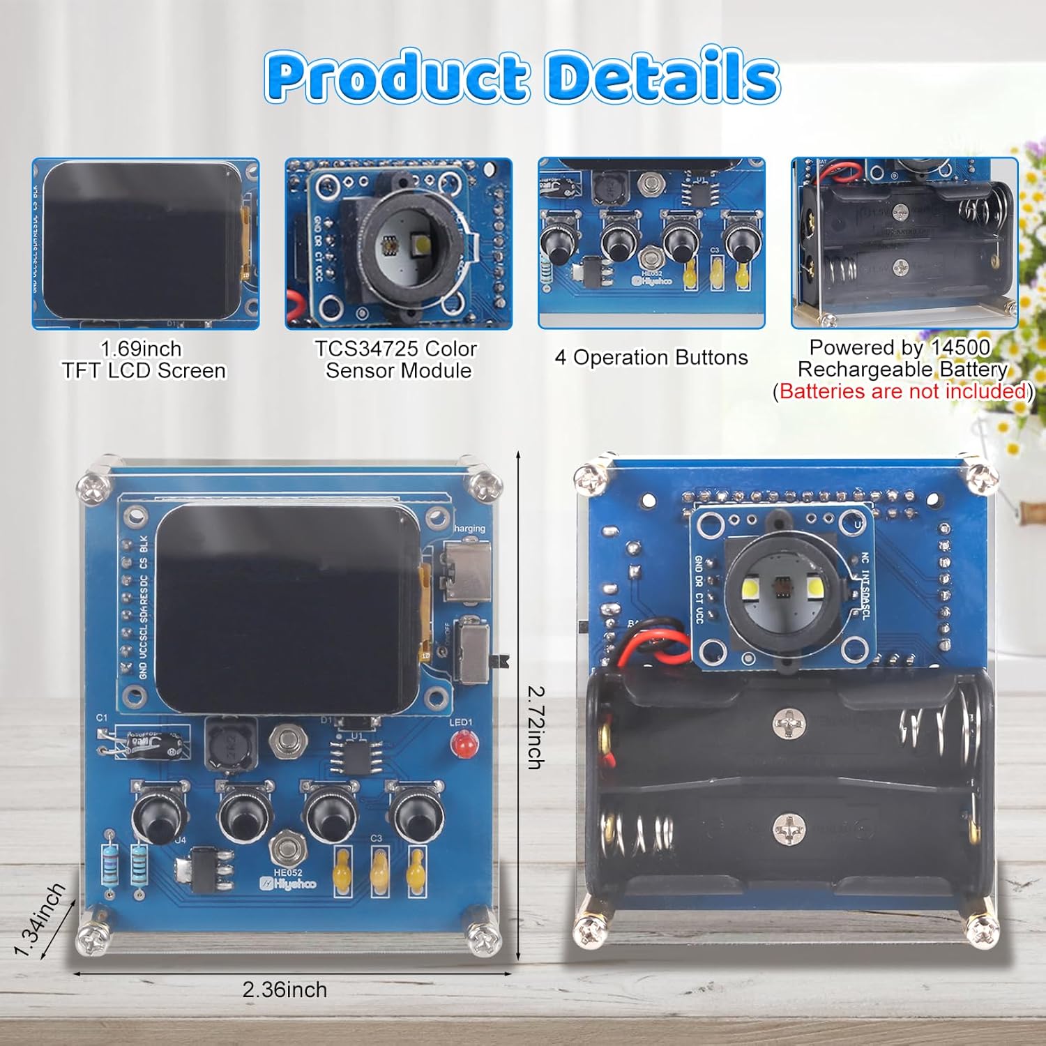 DIY Kleurherkenning Soldeerpra - Diy Electronics Project Kit recensie en prijs