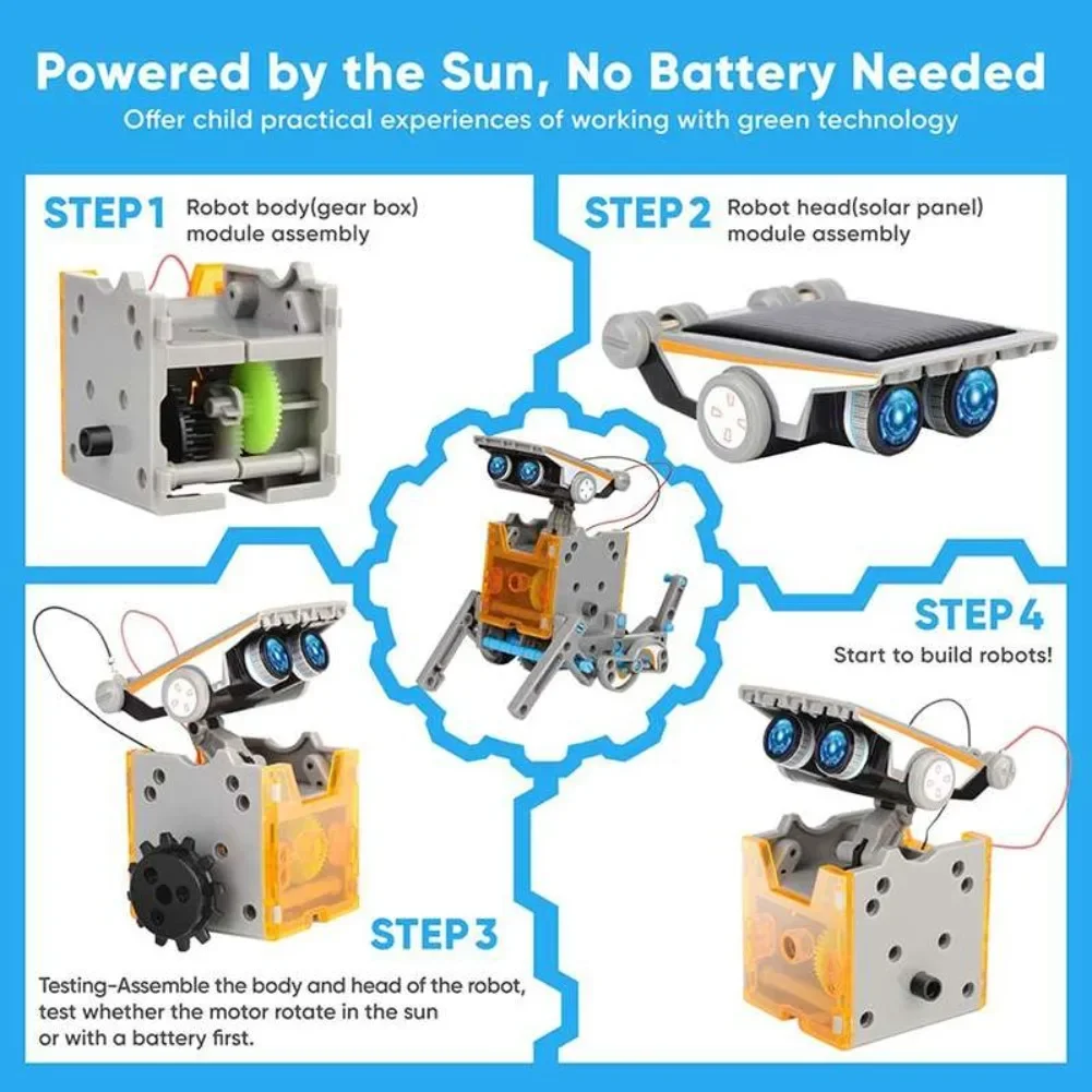 13-in-1 robotwetenschappenset  - Diy Robot Electronics Kit recensie en prijs