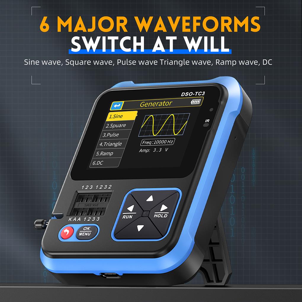Fnirsi DSO-TC3 3in1 Mini Handh - Oscilloscope Dso Mini recensie en prijs